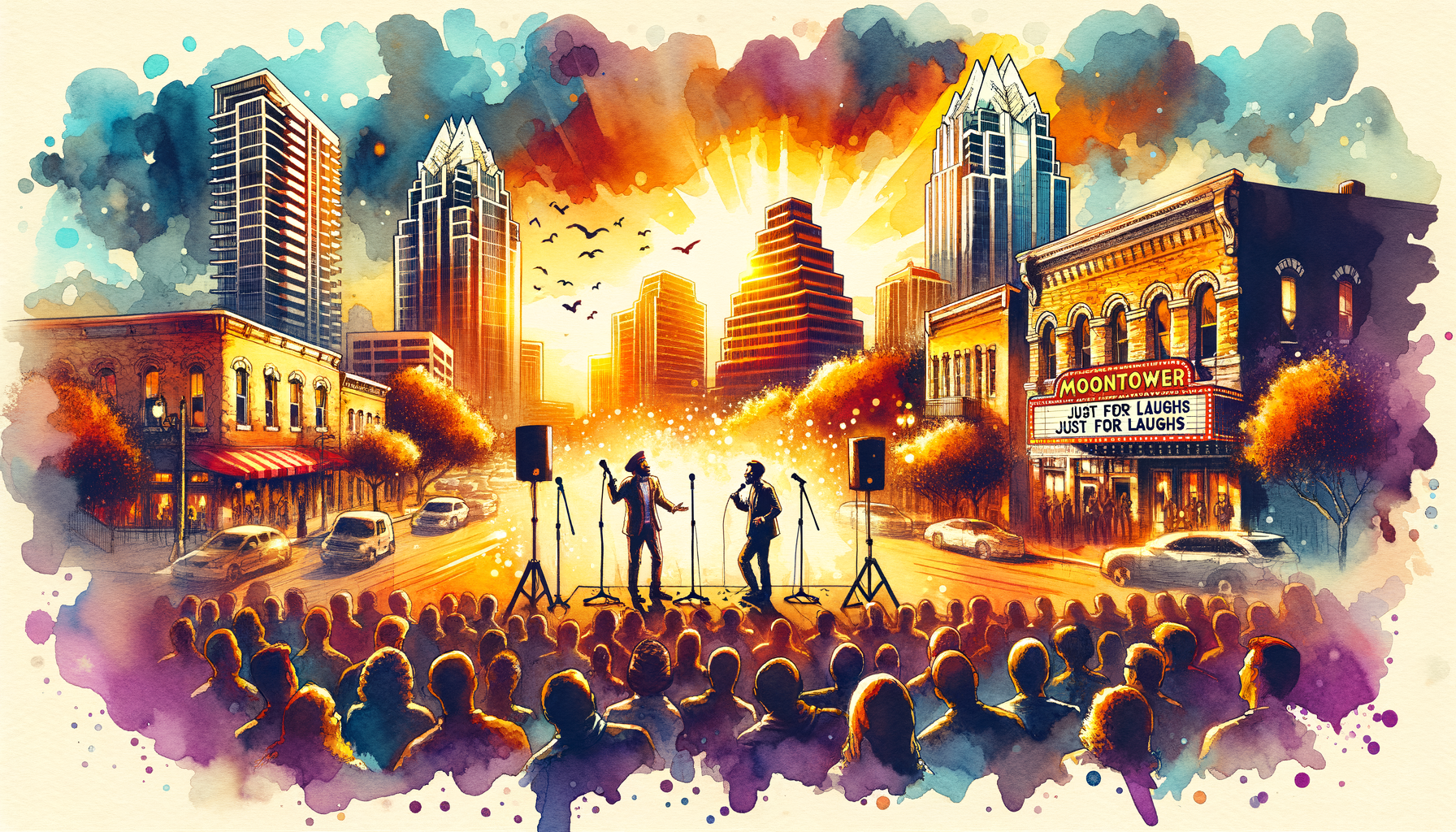 "Laugh Your Heart Out: The Moontower Just For Laughs Comedy Festival Lights Up Austin!"