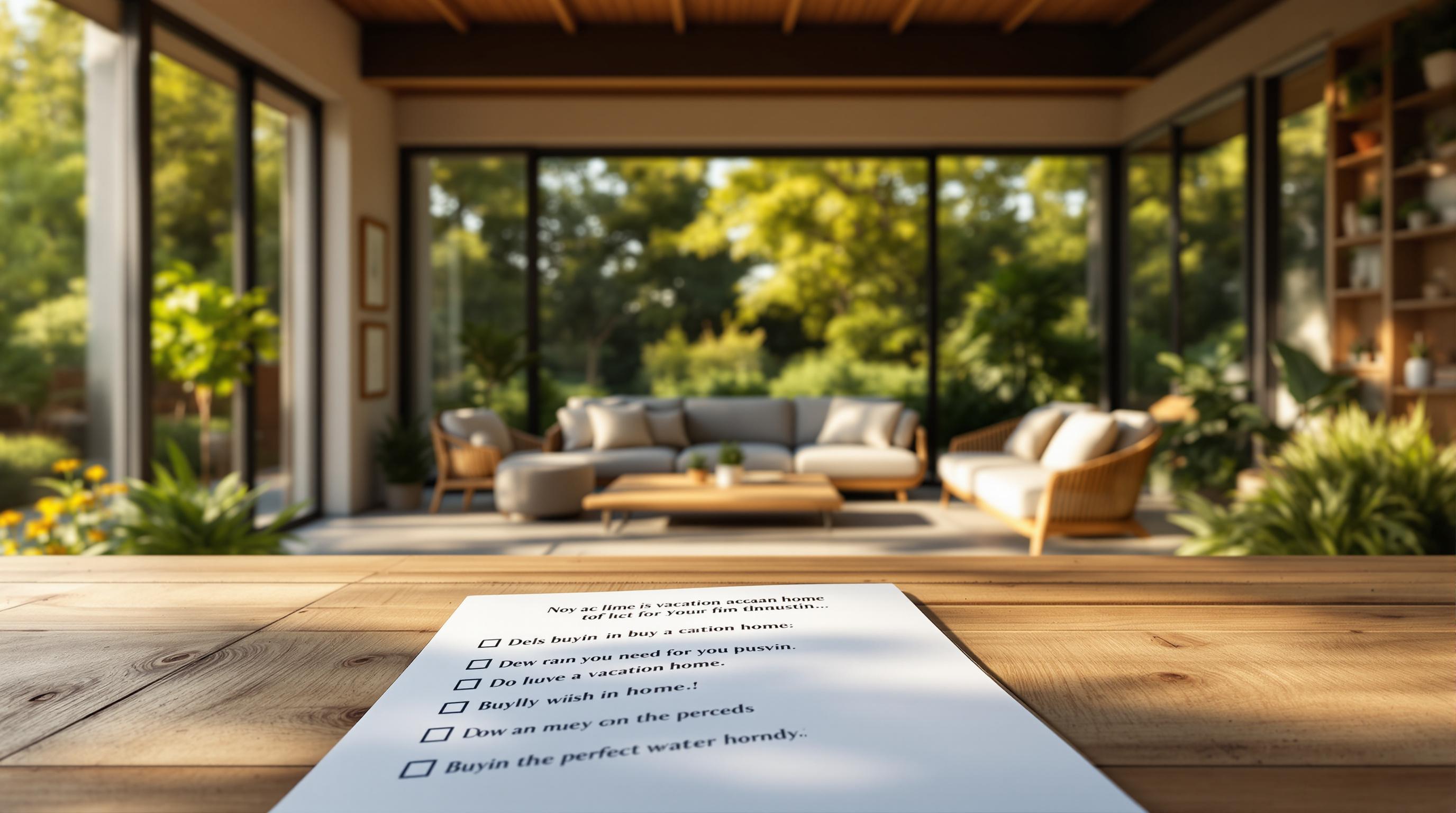 Checklist for Buying a Vacation Home in Austin