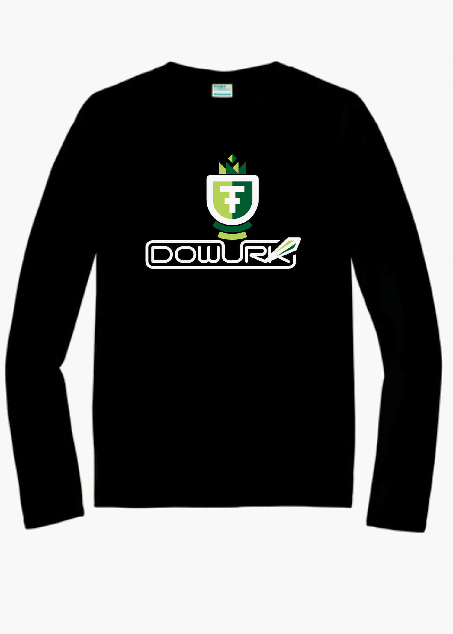 Black DowUrk Performance Long Sleeve Tee