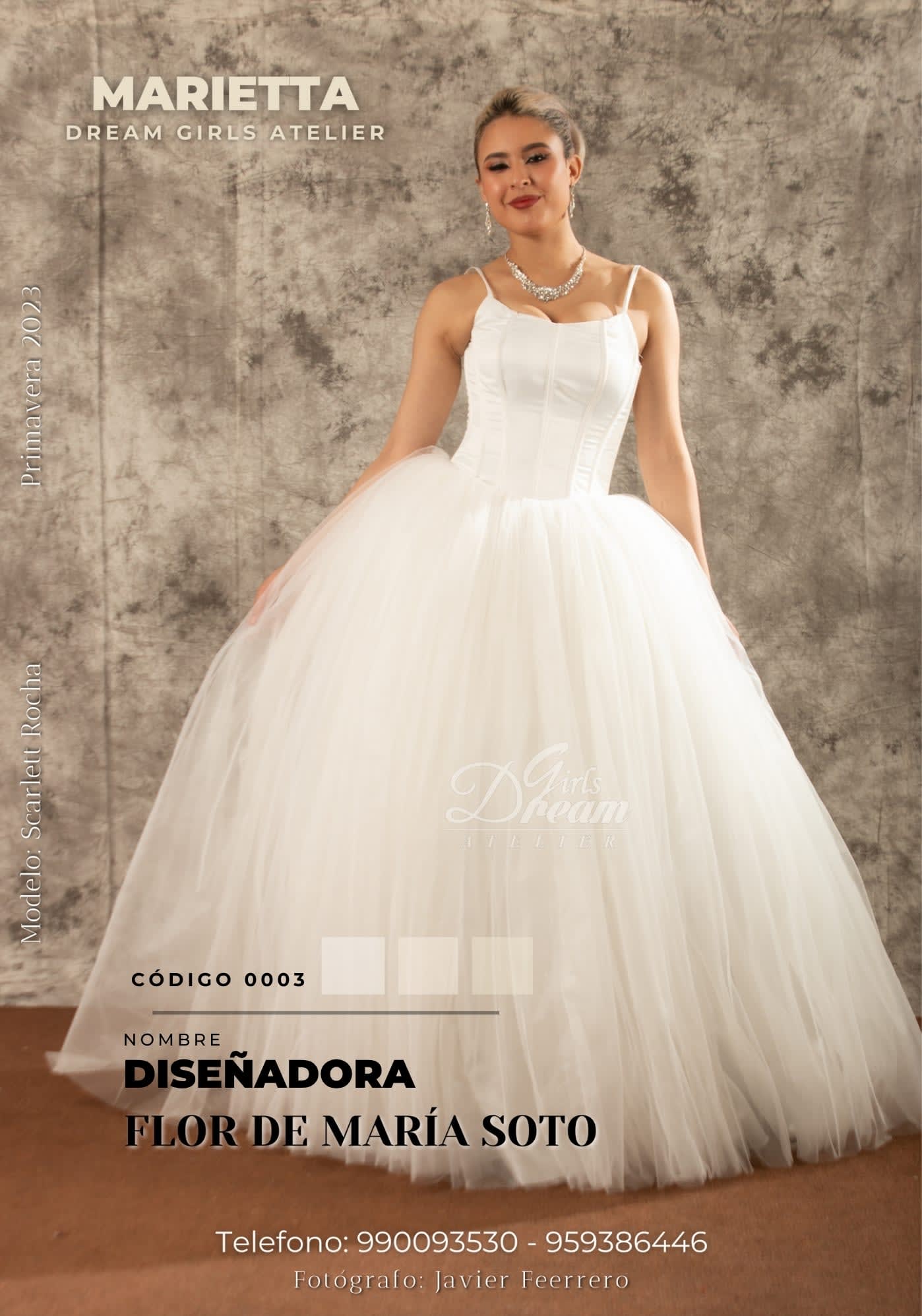 COLECCION BELLA BRIDAL — MARIETTA