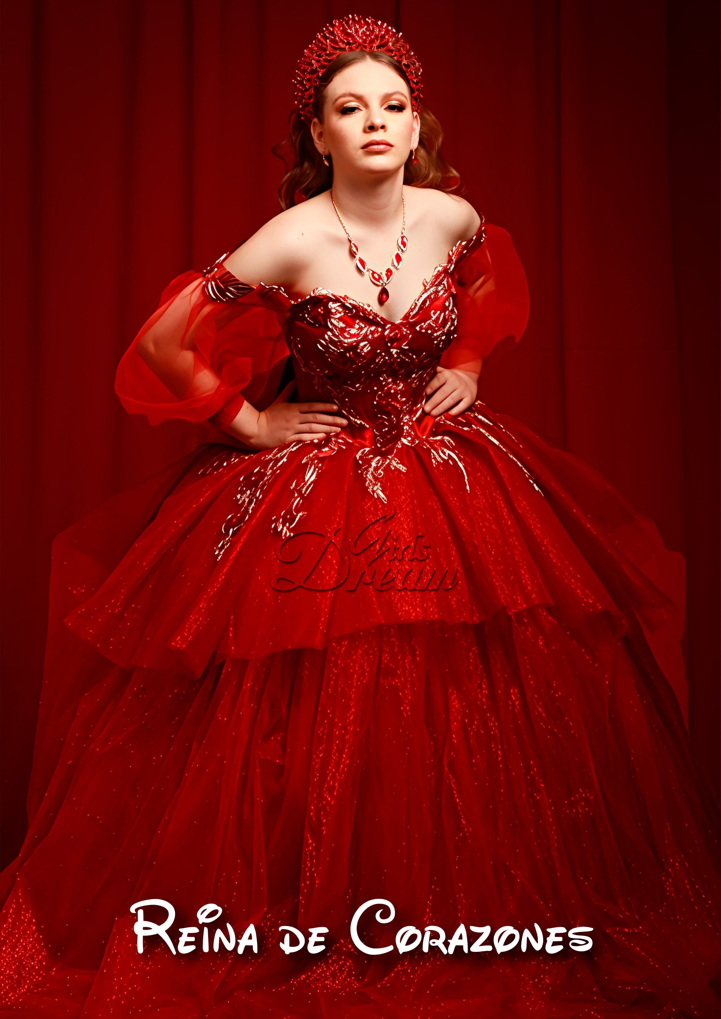 COLECCION PRINCESAS DE DISNEY - REINA DE CORAZONES (vista 1)