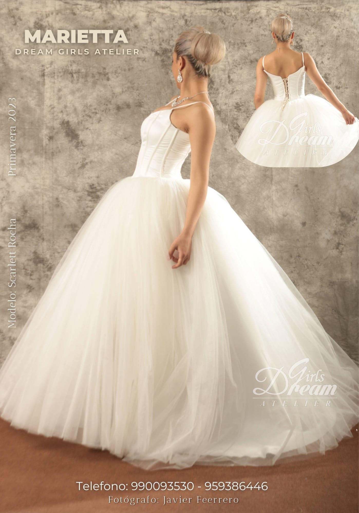 COLECCION BELLA BRIDAL - MARIETTA (vista 2)