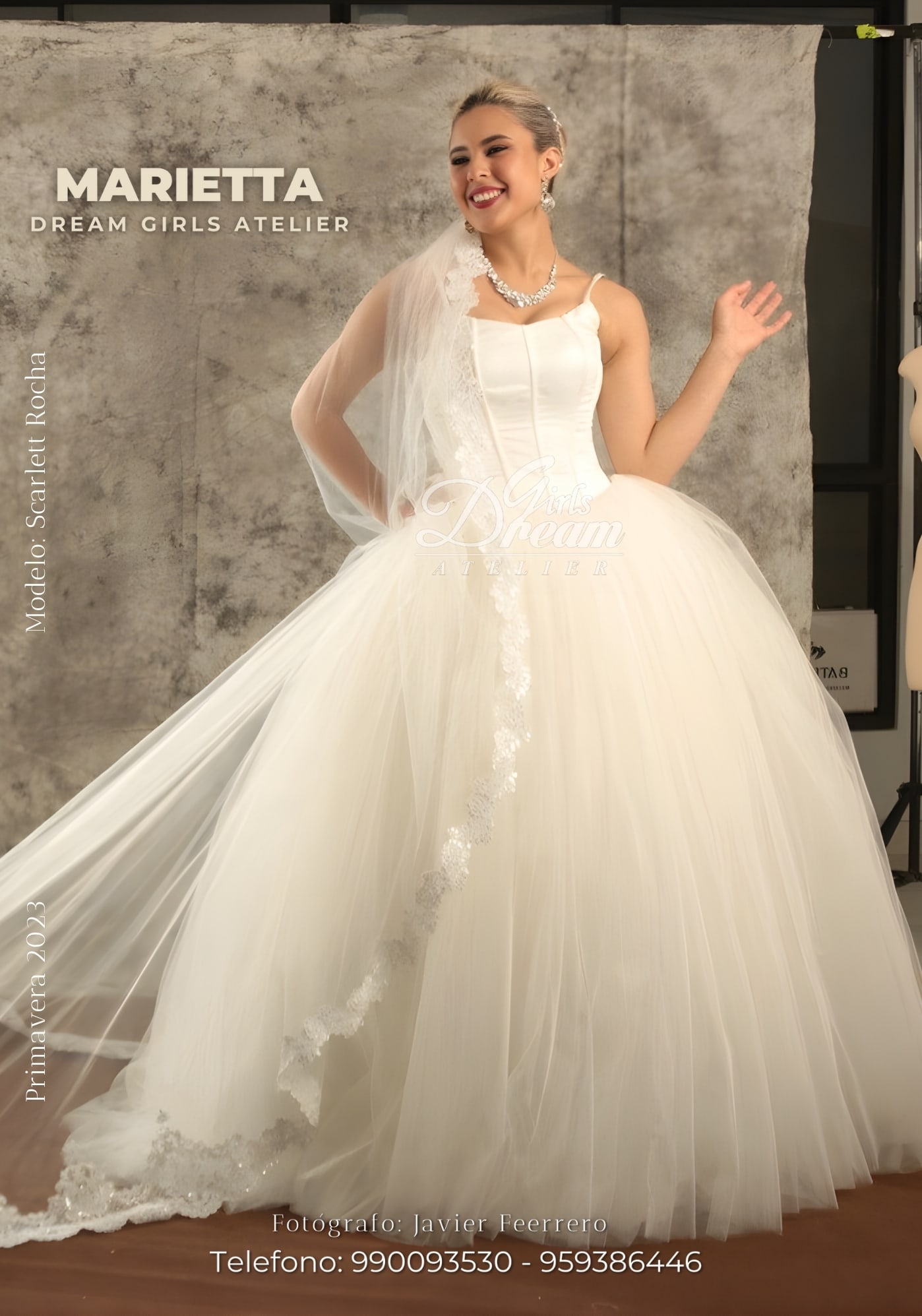 COLECCION BELLA BRIDAL - MARIETTA (vista 3)