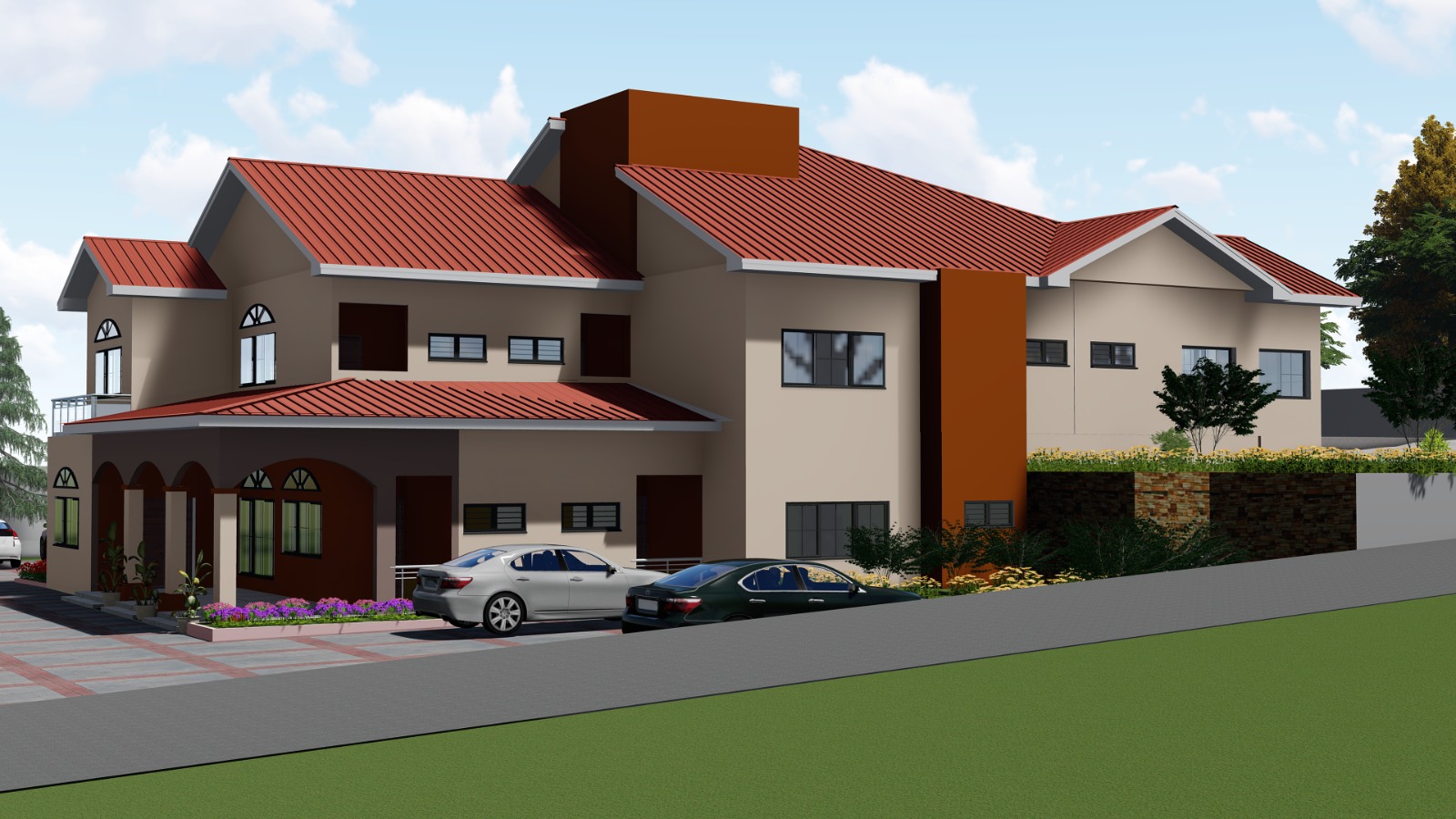 image bungalow-with-flat-roof-and-light-colored-stucco-exterior q-height consult