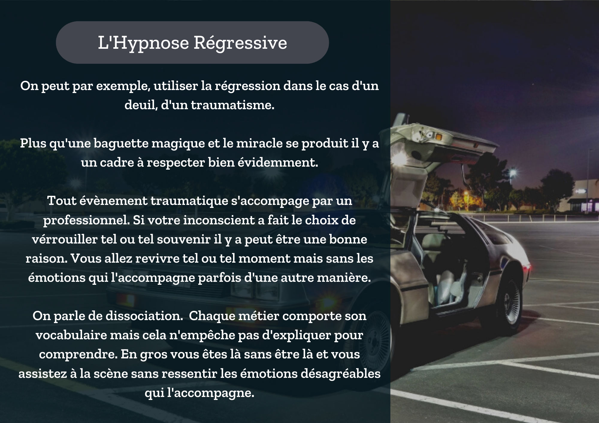 Hypnose Régressive 1