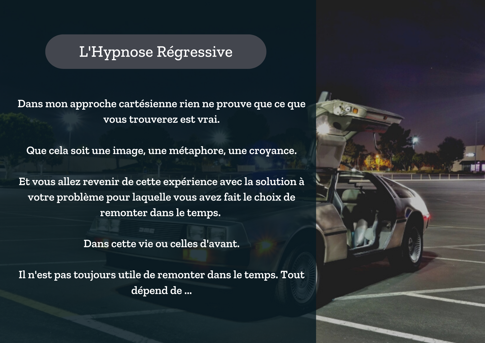 Hypnose Régressive 3