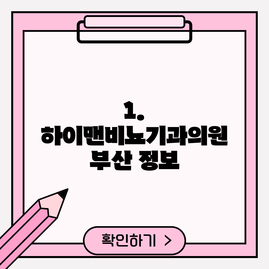 1. 하이맨비뇨기과의원 부산 정보