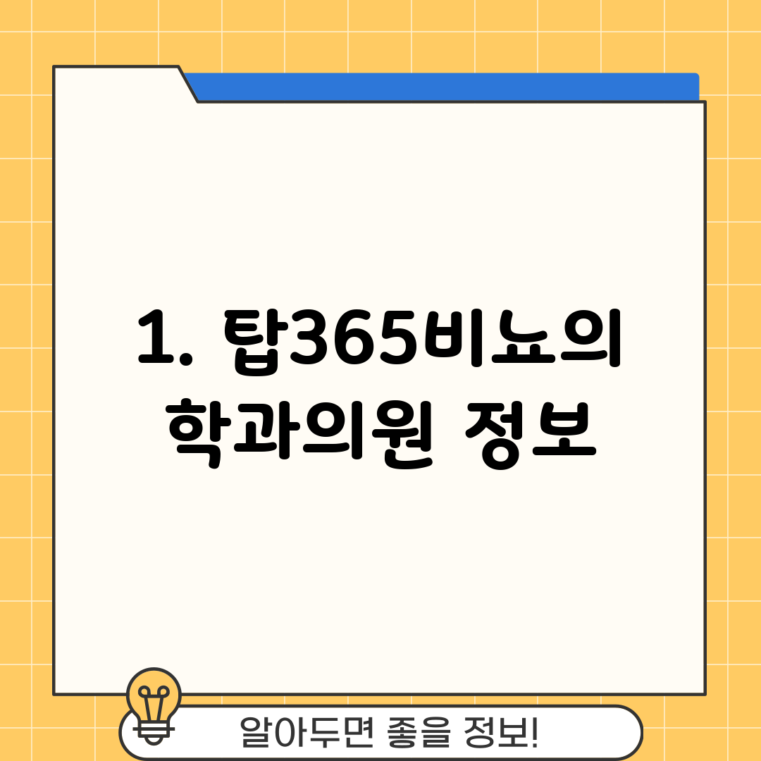 1. 탑365비뇨의학과의원 정보