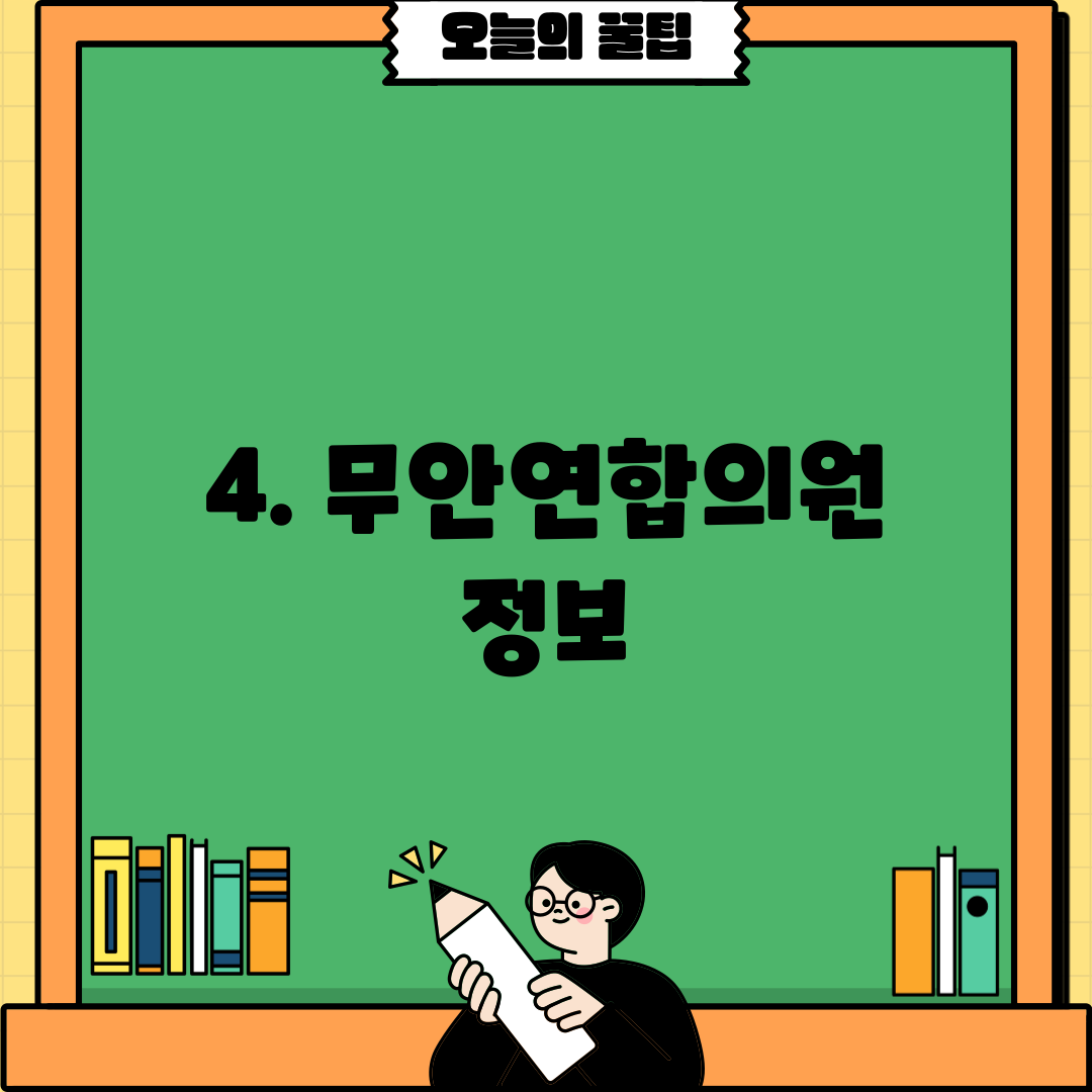4. 무안연합의원 정보