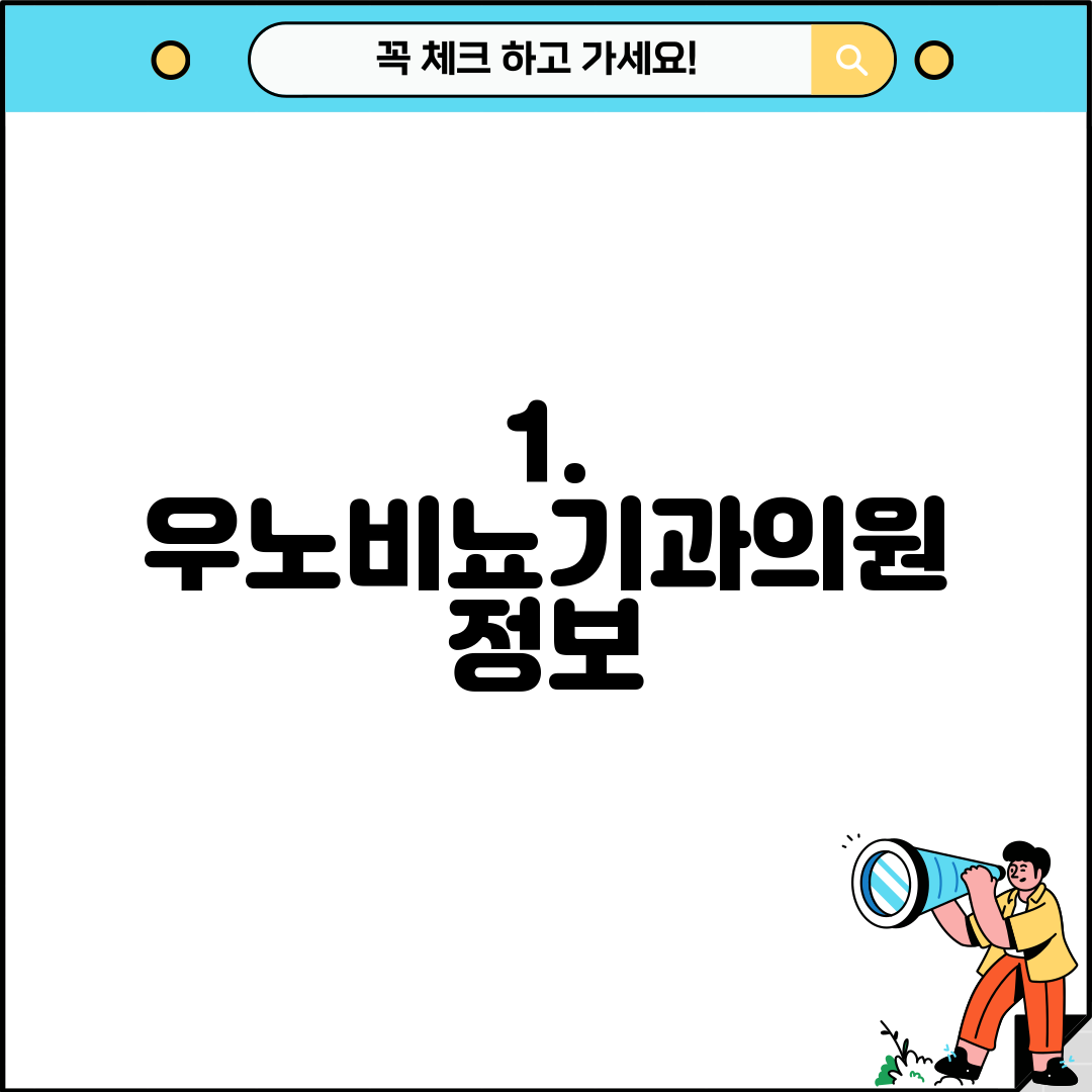 1. 우노비뇨기과의원 정보
