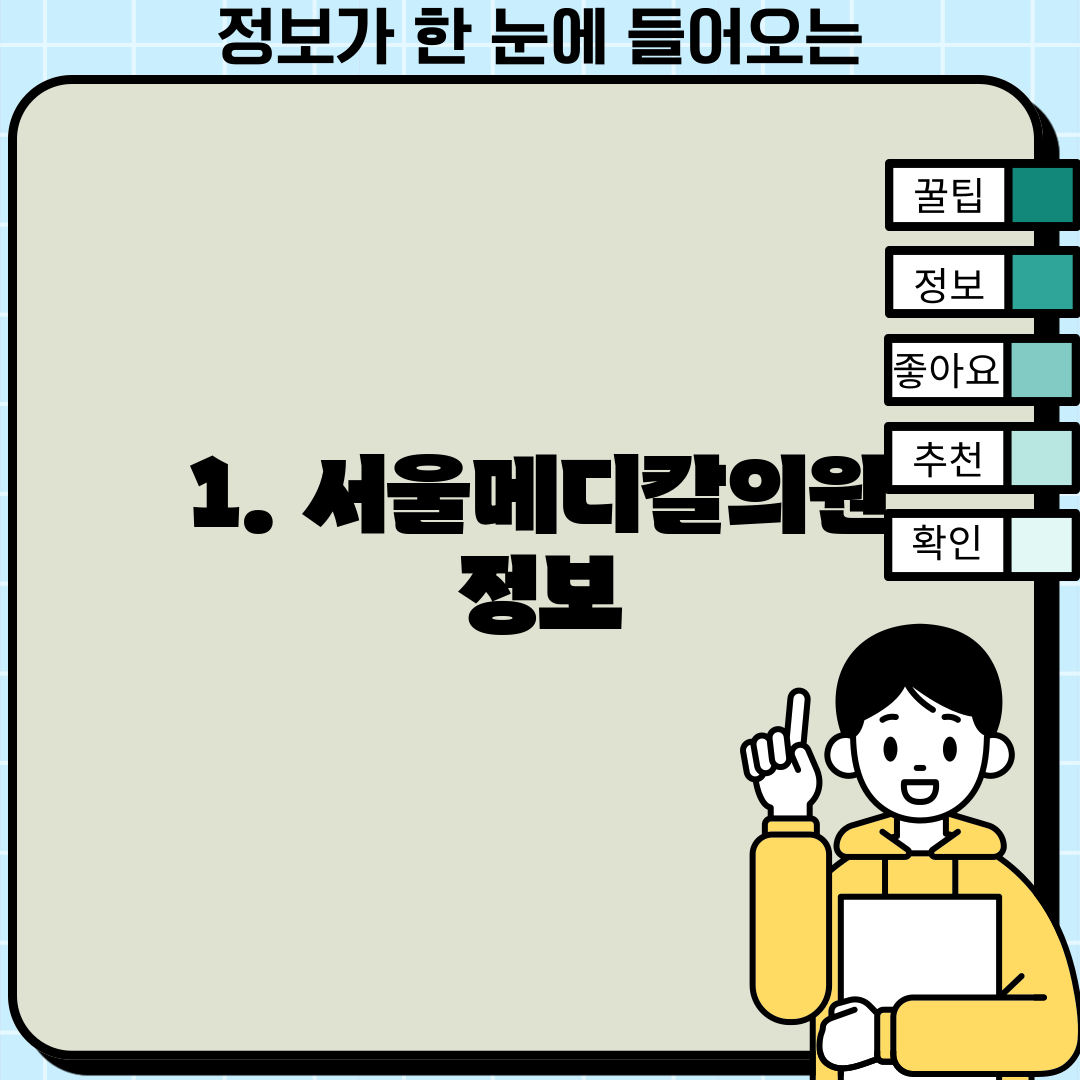 1. 서울메디칼의원 정보
