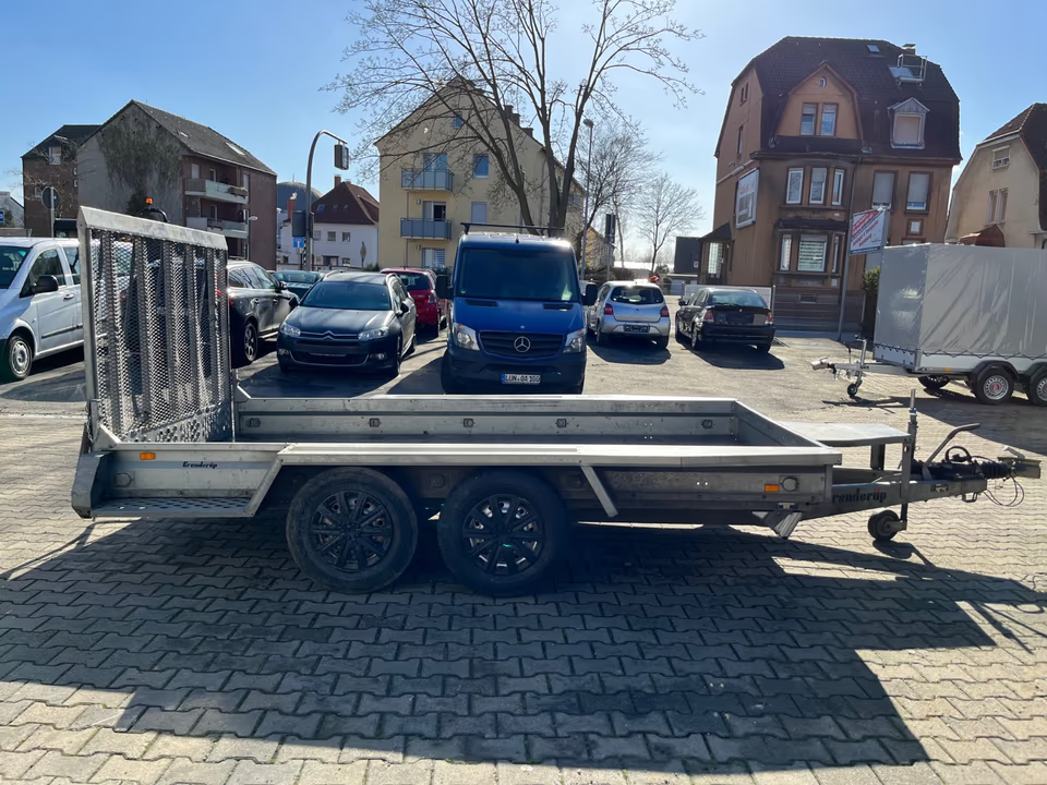 Baumaschinenanhänger, Baggeranhänger 3,5T.,Leihen Bild 5