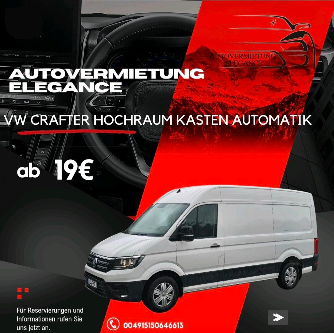 Autovermietung / / VW Crafter 35 Hochraum Kasten… Bild 2