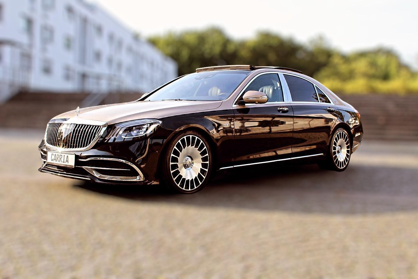 Mercedes S-Klasse Maybach Hochzeitswagen Luxusauto Bild 2