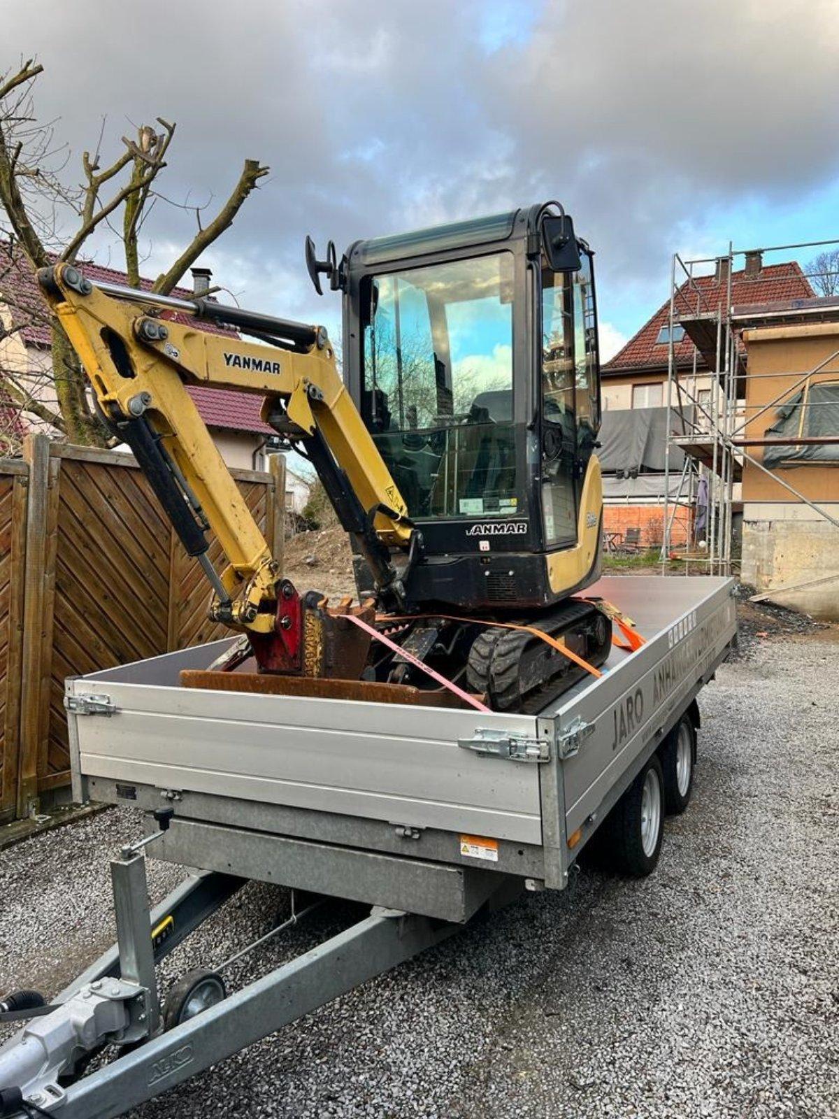 Bagger- sowie Baumaschinen-Transport-Anhänger Bild 3