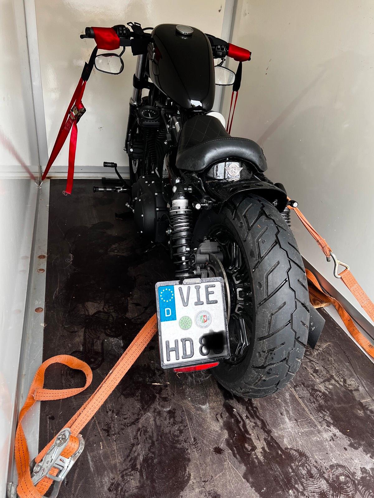 Motorradanhänger Koffer 750kg mit Rampe… Bild 3