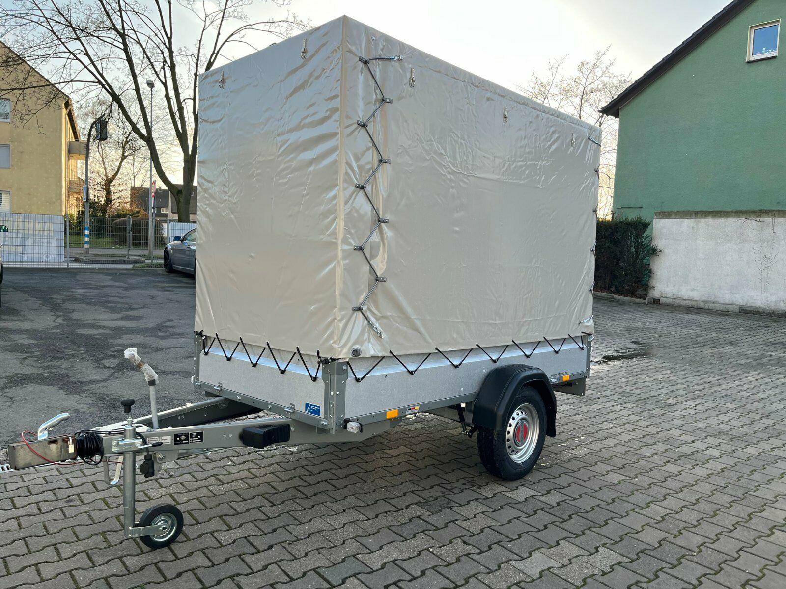mit Plane 1,3 T, Hänger, 128x180x251 nur 25€/24Std