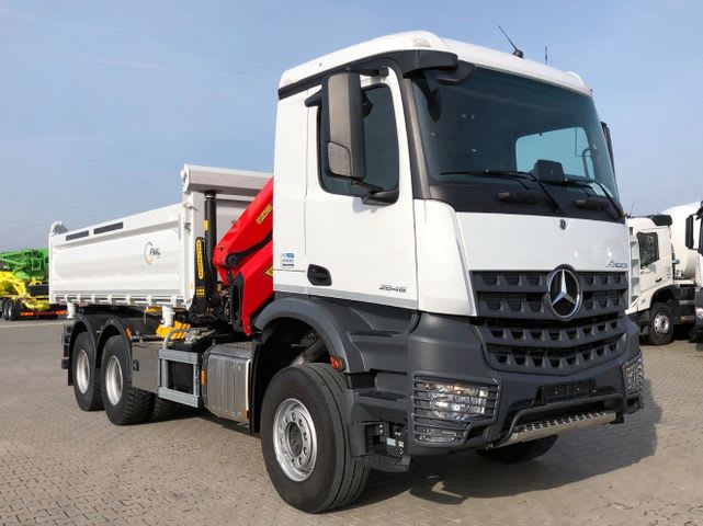 MB Arocs Kipper Palfinger Kran