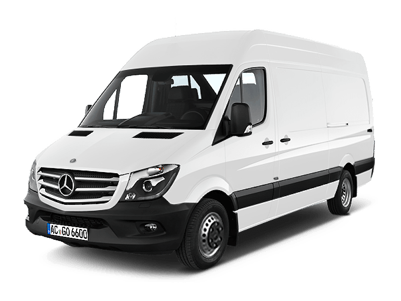 Umzugsmaxi Kastenwagen Transporter Mercedes Sprinter mieten