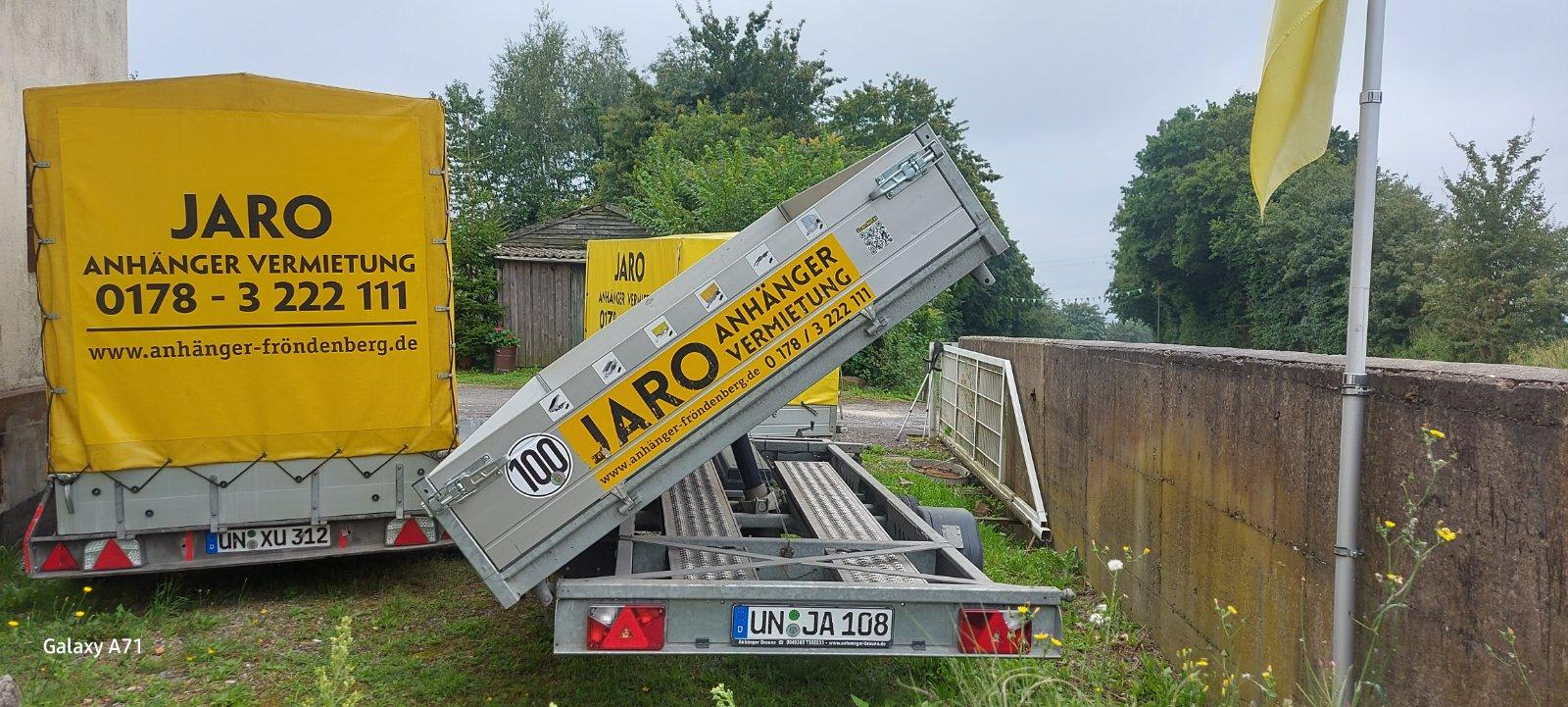 Dreiseitenkipper Anhänger zu mieten, leihen