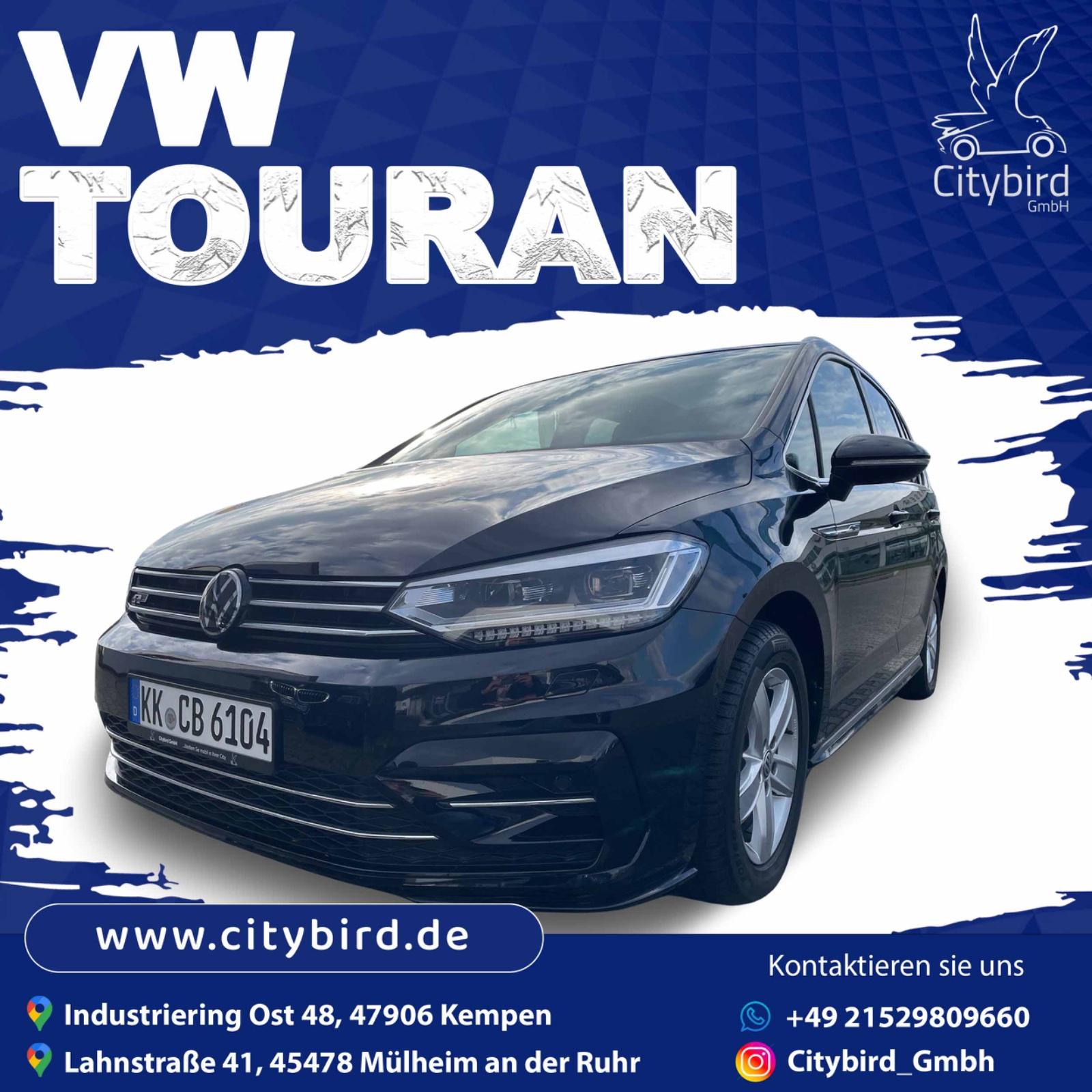 Auto mieten VW Touran Highline 2,0 l TDI SCR Mietwagen - 7 Sitzer