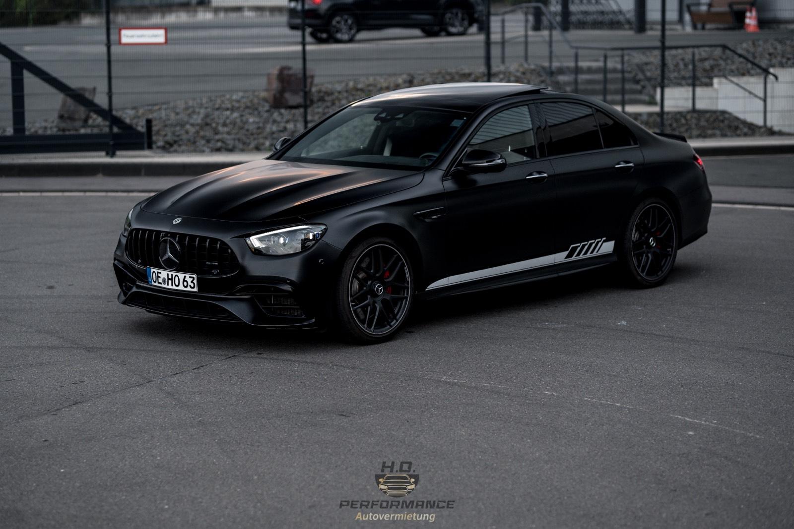MERCEDES E63S AMG MIETEN MIETWAGEN SPORTWAGEN HOCHZEIT NO S63 C63