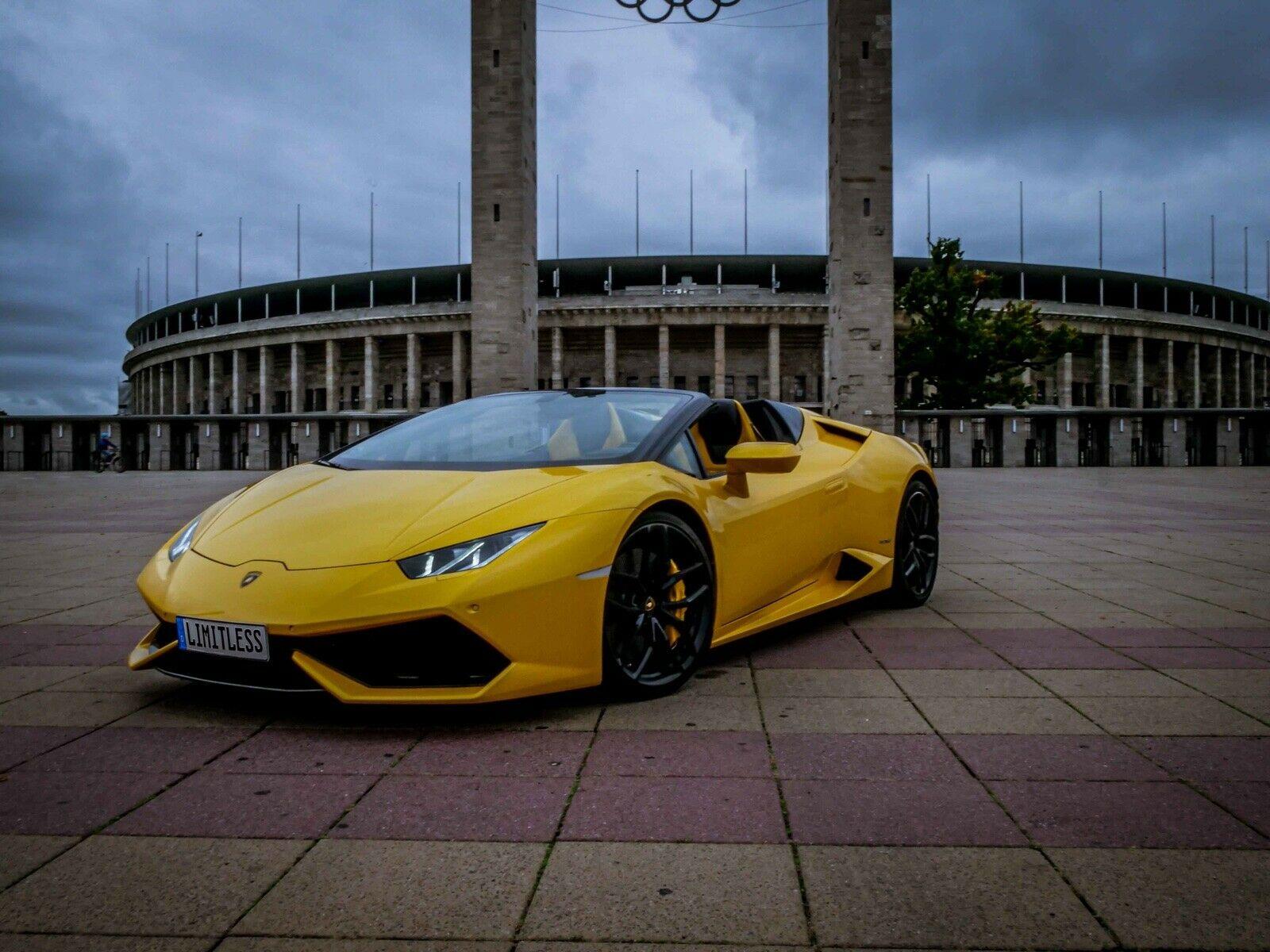 Lamborghini Huracan Spyder Lambo mieten Berlin 610 PS