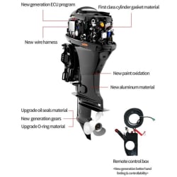 HIDEA vanbrodski motor 60 ks FUEL-T , EFI Vanbrodski motori 2