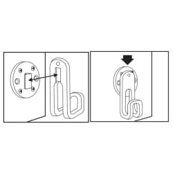 Višenamjenska kuka “Store-All”, (pakiranje od 2 kom.) Držači 2