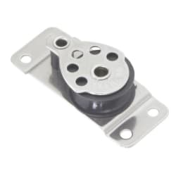 Jednostruki koloturnik s pločicom za bočnu ugradnju Koloturnici za uže 8mm, kotačić D25mm