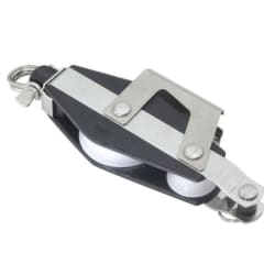 Dvostruki koloturnik sa škopcem s dva položaja, vilicom s osiguračem i stoperom, okomiti, violinski Koloturnici za uže 8mm, k...