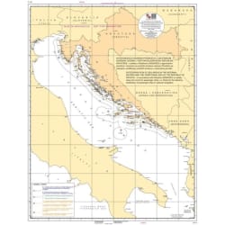 Karta pomorska 101K kategorizacija morskih područja RH Pomorske karte