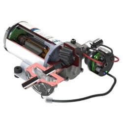 MARCO UP6/E električna zupčasta pumpa za vodu / 12–24 V / 26 l/min / 2,5 bara Električne pumpe za vodu 2