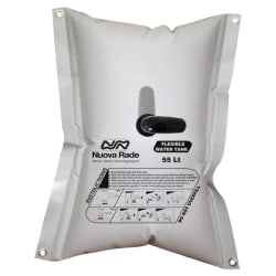 HR: Nuova Rade fleksibilni spremnik pitke vode, pravokutni – 100 l – sivi Fleksibilni spremnici za vodu i dodaci