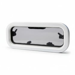 Bočni prozor – aluminij, 325 × 178 mm (otvor: 303 × 156 mm)