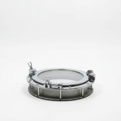 Okrugli brodski prozor od mesinga, kromirani – unutarnji promjer 200 mm, vanjski promjer 300 mm, dubina 50 mm Bočni prozori (... 2