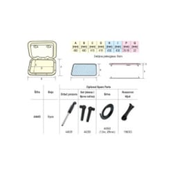 Palubni prozor EURO2 Nuova Rade, 480x480mm Brodski prozori 2