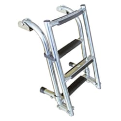 Ljestve preklopne 1+2 gazišta Inox 257x596mm Brodske ljestve