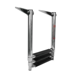 Teleskopske uvlačive i preklopne inox stepenice za platformu – 3 gazišta, L875×W254mm Teleskopske uvlačive i preklopne stepen... 2
