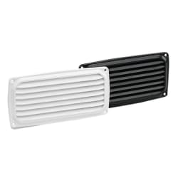 Ventilacijski otvor 200x100x8mm, crni/bijeli Ventilacijski otvori