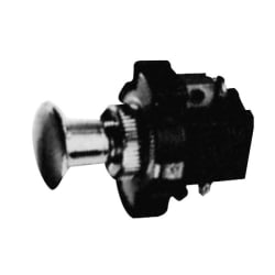 Prekidač za paljenje motora, 3 položaja, crni, mesing, Ø 8mm, L 40mm Prekidači