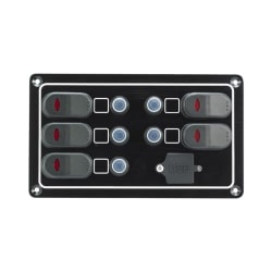 Panel s 5 ili 9 prekidača i USB-om Paneli