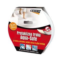 Traka protuklizna Aqua Safe 18,3m x 25 mm (bijela/prozirna) Trake