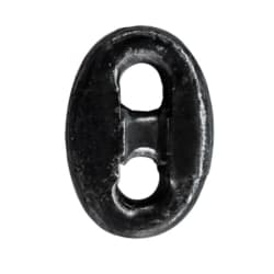 Kenter škopac, crni (od 12.5 do 22mm) Spojnice lanaca (Kenter, DIN, ISO)