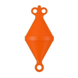 Nuova Rade plutača za sidrenje, D220mm, H540mm, narančasta, volumen 8L, plovnost 5.5kg (2.7kg u uporabi) Plutače za sidrenje