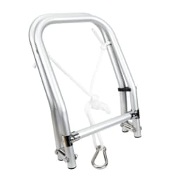 Ljestve za gumenjak 2 gazišta 265x894mm, aluminij Brodske ljestve 2