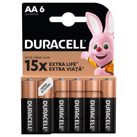 Duracell Basic AA baterije K6 (6 kom) Alkalne baterije