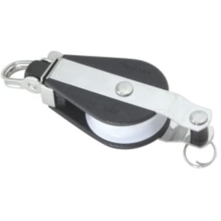 Jednostruki koloturnik sa škopcem s dva položaja i vilicom s osiguračem Koloturnici za uže 10mm, kotačić D45mm