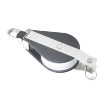 Jednostruki koloturnik sa škopcem s dva položaja i vilicom s osiguračem Koloturnici za uže 12mm, kotačić D57mm