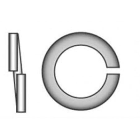 Podložna pločica rascjepkana Inox 316 Aneli, uške, prstenovi i vijci